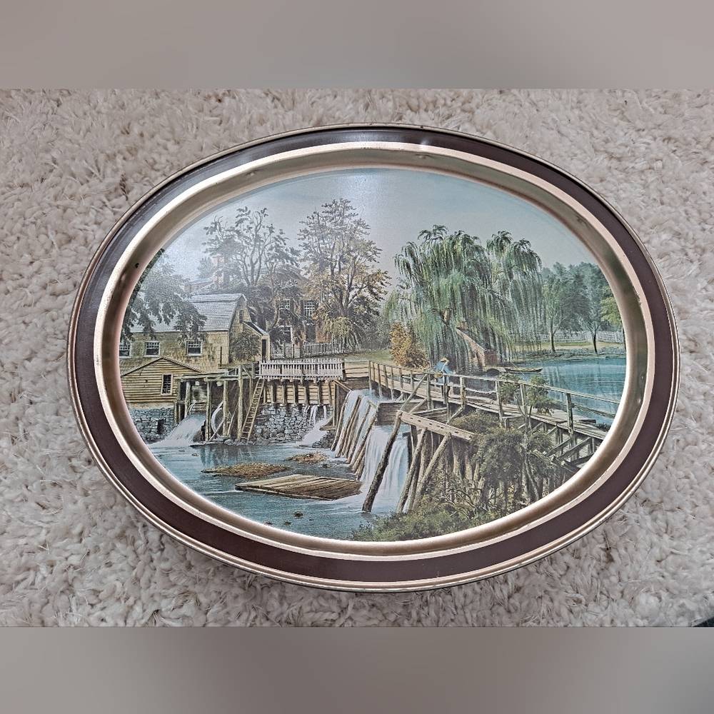 Vintage 60s Biscuit Tin by Sunshine Biscuits Storage Tin
